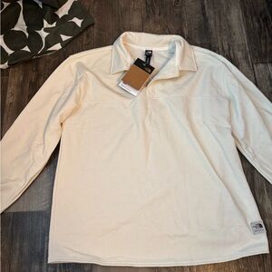 The North Face Off-White Long Sleeve Rugby Shirt